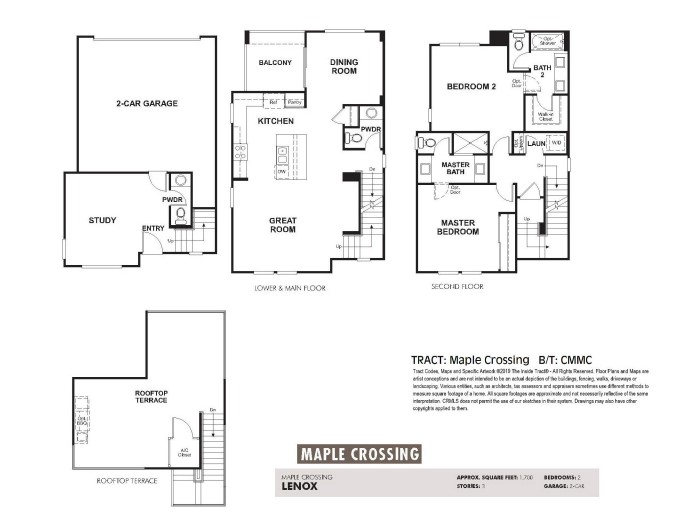 Maple floor plan