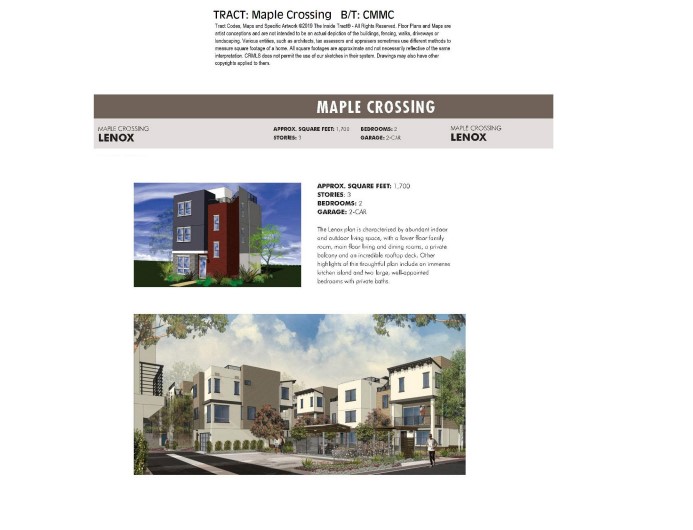 Maple floor plan