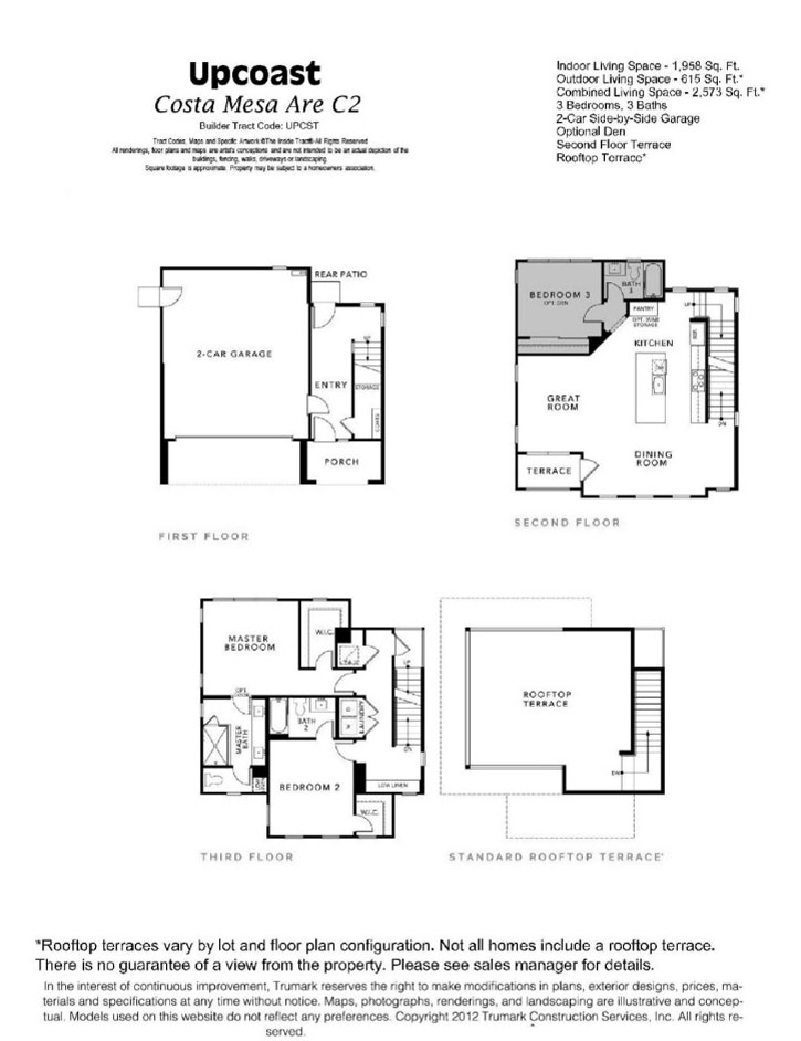 Upcoast floor plan