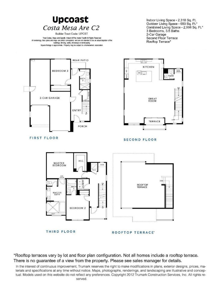 Upcoast floor plan