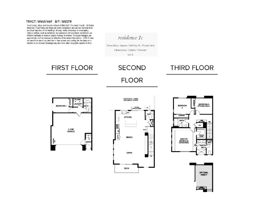 west reef floor plan